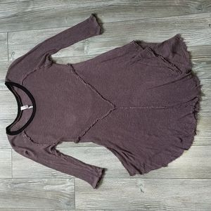 Free People Purple Tunic Top